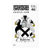Baldwin Family Crest Stamp
