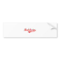 Baldwin Georgia Classic Design Bumper Stickers