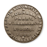 Baldwin Locomotive Builders Plate 1888 magnets