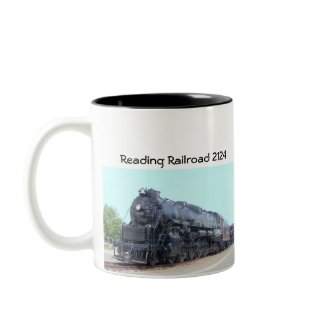 Baldwin Locomotive Built Reading Railroad 2124 mug