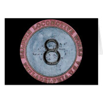 Baldwin Locomotive Company Builders Plate cards