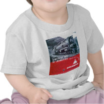 Baldwin Locomotive S-2 Steam Locomotive Baby t-shirts