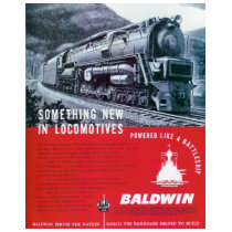 Baldwin Locomotive S-2 Steam Locomotive t-shirts