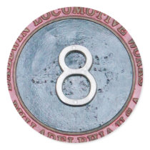Baldwin Locomotive Works  Builders Plate stickers