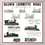 Baldwin Locomotive Works posters