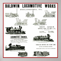 Baldwin Locomotive Works Posters