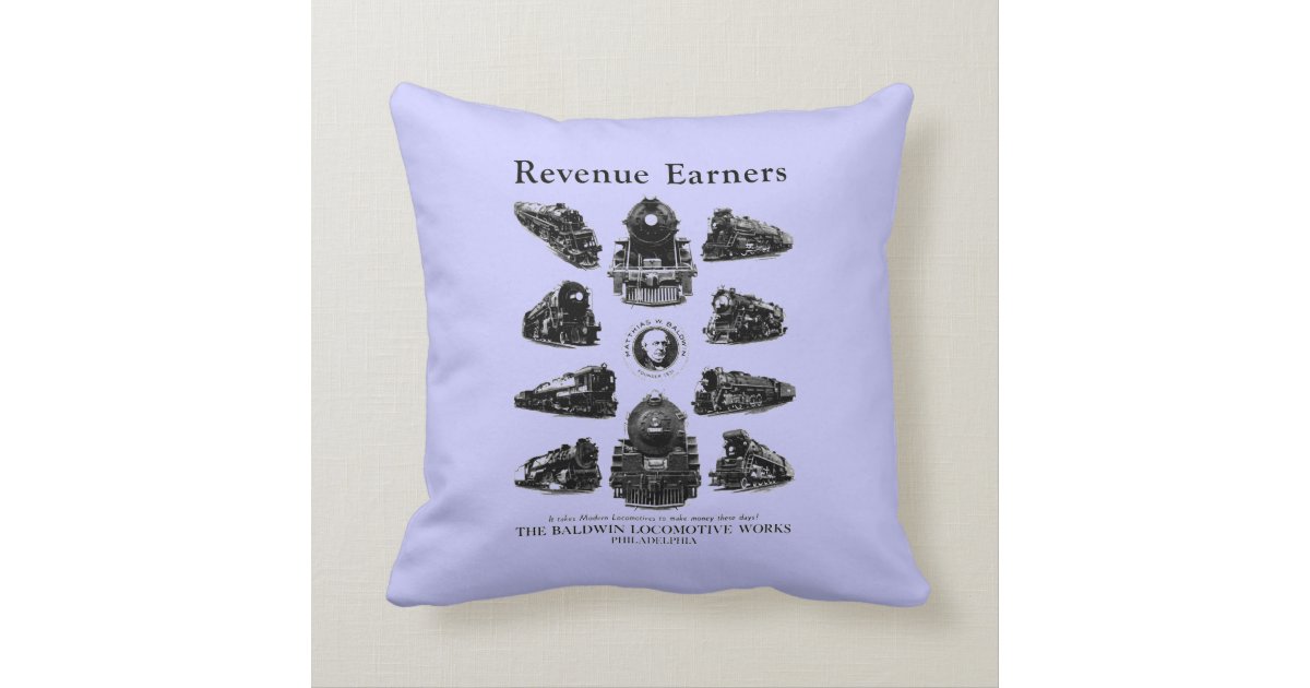Baldwin Earners Throw Pillow Zazzle
