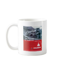 Baldwin Locotive S-2 Steam Turbine Mugs