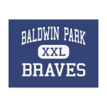 Baldwin Park - Braves - High - Baldwin Park postcards by customteamsportswear Baldwin Park - Braves - High - Baldwin Park postcards
