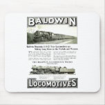 Baldwin Steam Locomotive Mountain Type in 1924 Mousepad