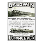 Baldwin Steam  Locomotive Works Card