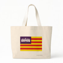 Balearic Islands flag Canvas Bags