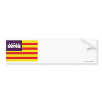 Balearic Islands flag Bumper Stickers