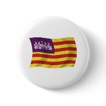 Balearic Islands Flag Button