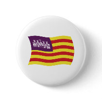 Balearic Islands Flag Button