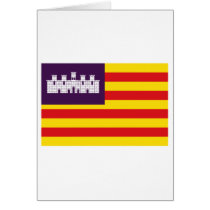 Balearic Islands flag Greeting Card