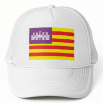 Balearic Islands Flag Hat by FlagTshirts Balearic Islands Flag Hat