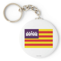 Balearic Islands flag Keychain