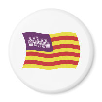 Balearic Islands Flag Magnet by livingflags Balearic Islands Flag Magnet