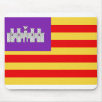 Balearic Islands Flag Mousepad