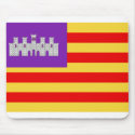 Balearic Islands Flag Mousepad