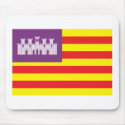 Balearic Islands Flag Mousepad
