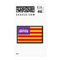Balearic Islands Flag Stamp