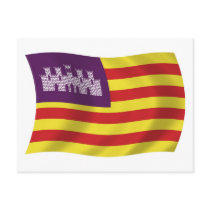 Balearic Islands Flag Postcard