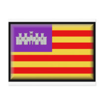 Balearic Islands Flag Post Card