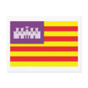 Balearic Islands Flag Postcard by FlagTshirts Balearic Islands Flag Postcard