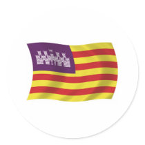 Balearic Islands Flag Sticker