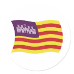 Balearic Islands Flag Sticker