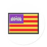 Balearic Islands Flag Round Sticker