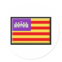 Balearic Islands Flag stickers by jacinto888 Balearic Islands Flag stickers
