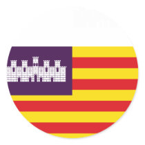 Balearic Islands, Spain Round Sticker