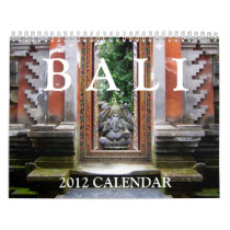 Bali 2012 Calendar calendars