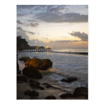 Bali beach view post card