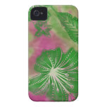Bali Flower Batik Tropical Casemate iPhone 4 Case
