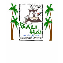 Bali Hai at the Beach t-shirts
