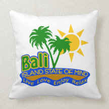 Bali Island State of Mind pillow