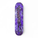 BALI lizard violet | violet splatter Skate Boards