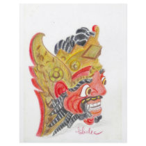 Bali mask flyers by ElenaMalec Bali mask flyers