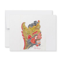 Bali mask invitations by ElenaMalec Bali mask invitations