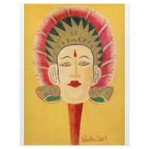 Bali mask of Rama letterhead