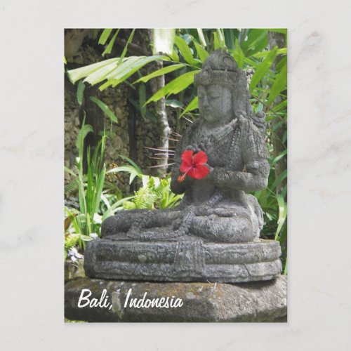 Bali Statue Postcard postcard