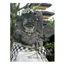 Bali Statue Postcard