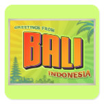 BALI SQUARE STICKER