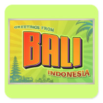BALI SQUARE STICKER