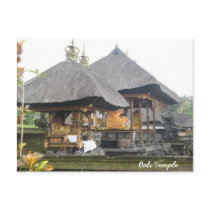Bali Temple Postcard