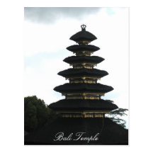 Bali Temple Postcard